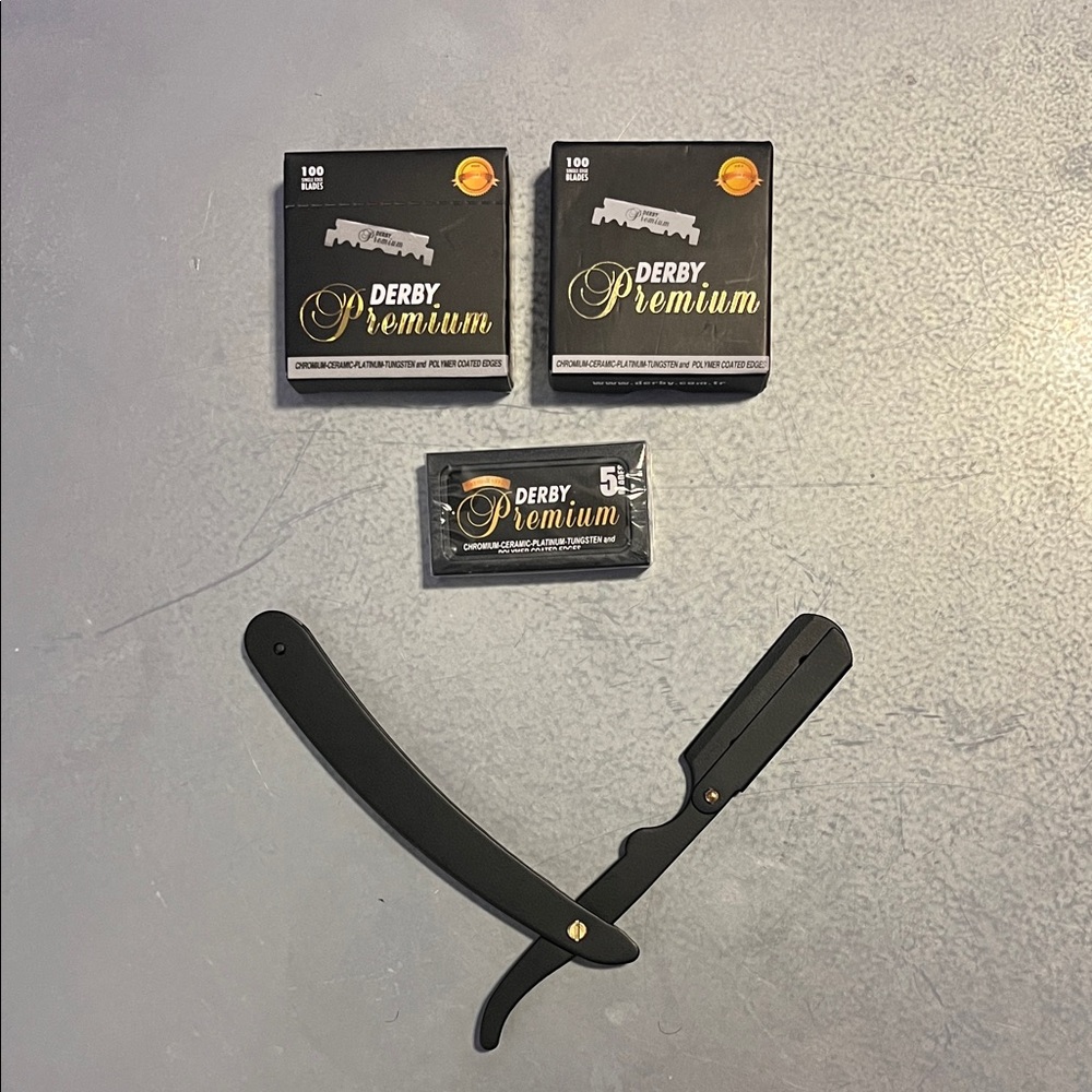 Derby Premium Razor and Blades Set